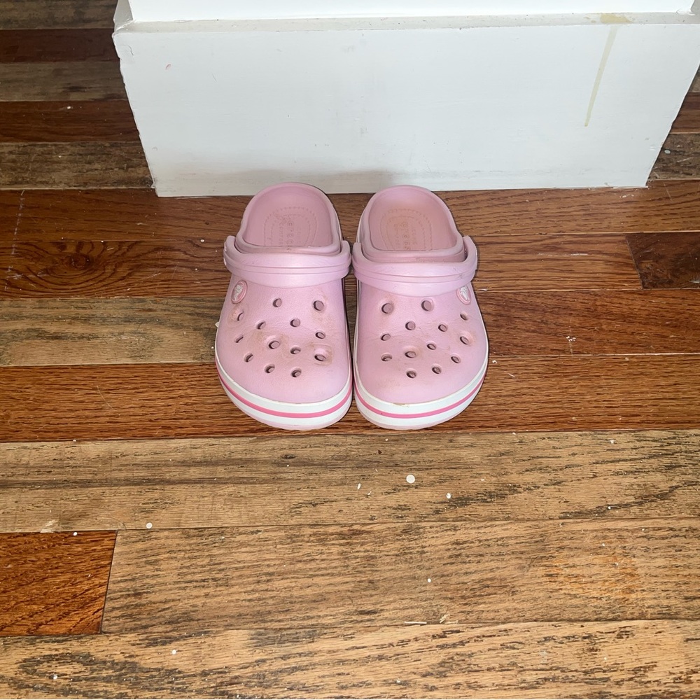 Kids Pink Crocs